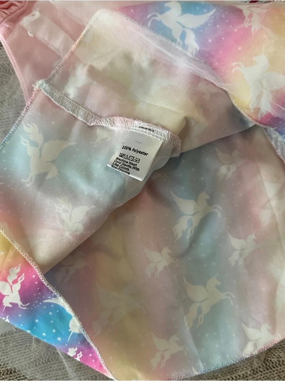 EUC 6pc Baby Girl Outfit Set, Retro Prints & Unicorn Tutu, 24 Mo